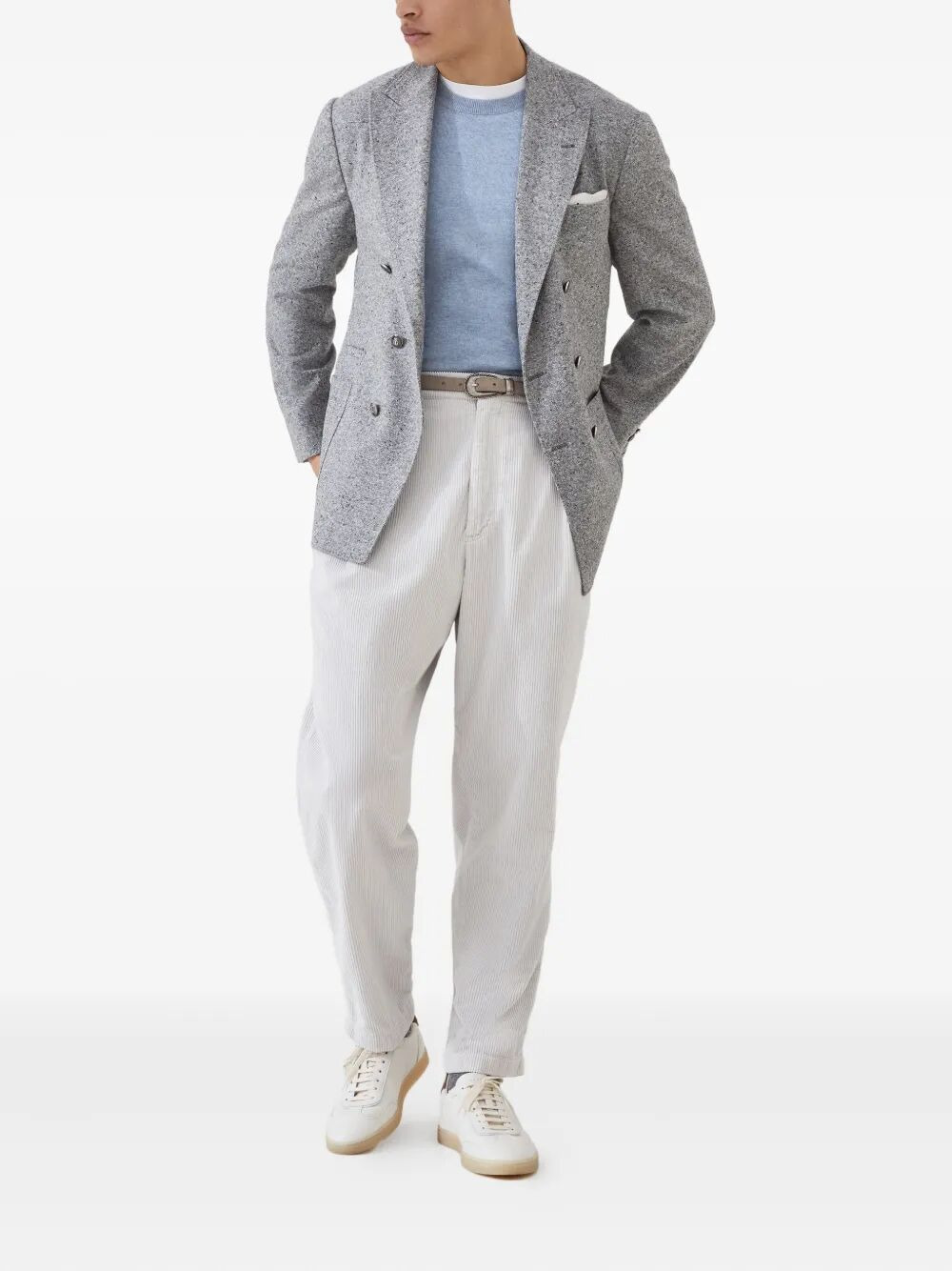Brunello Cucinelli Men Classic Cashmere Sweater - 3