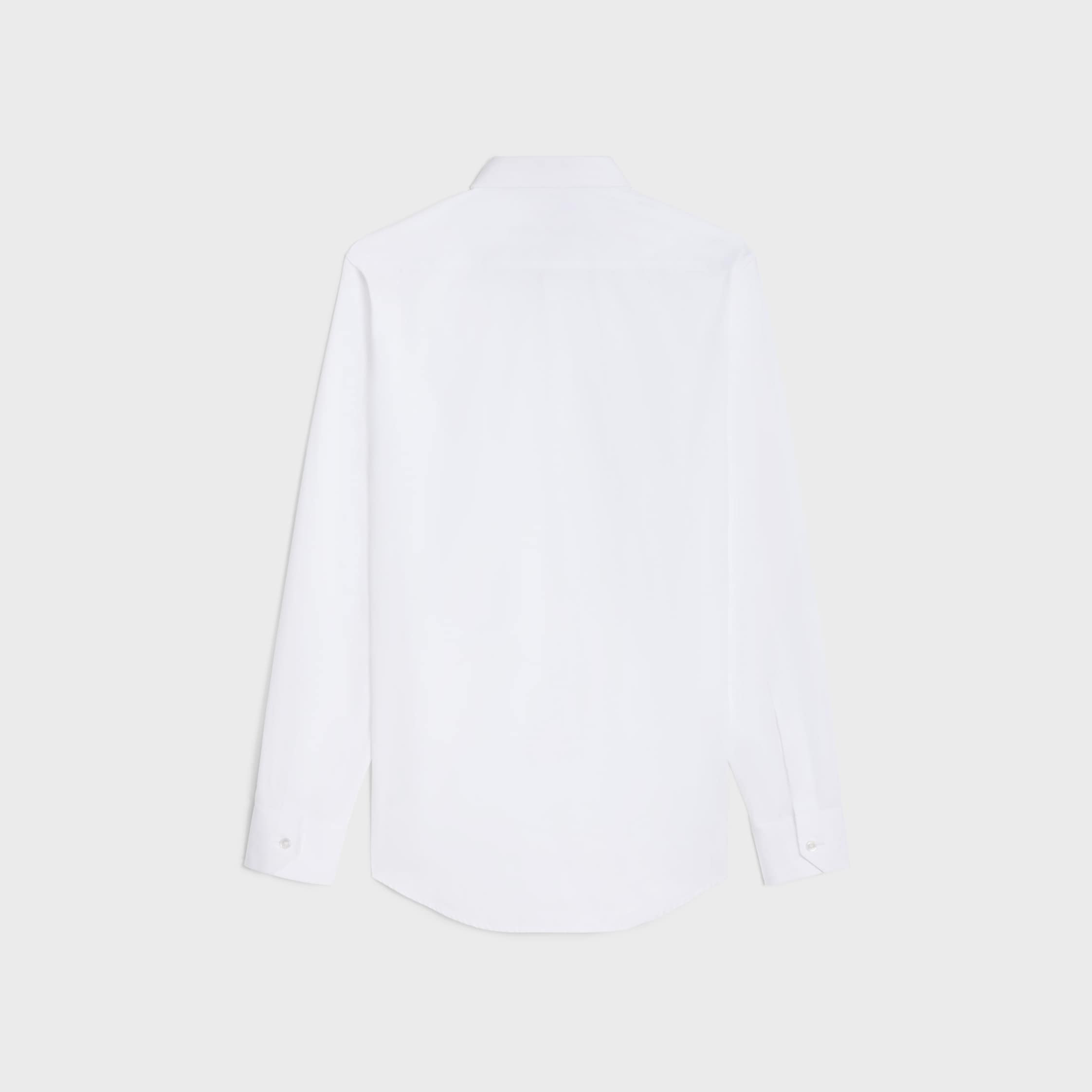 loose shirt in cotton poplin - 2