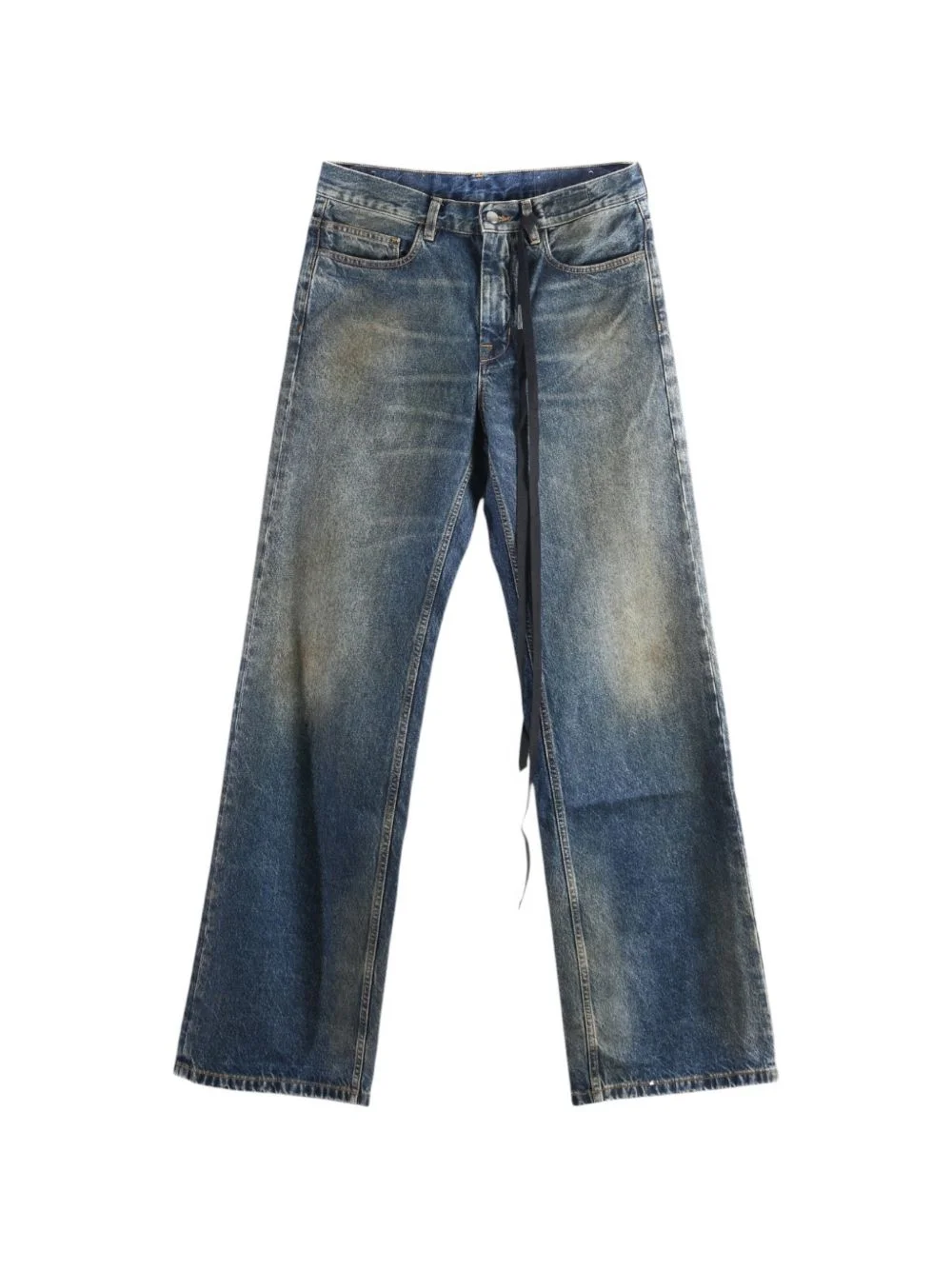 Genova faded wide-leg jeans - 1