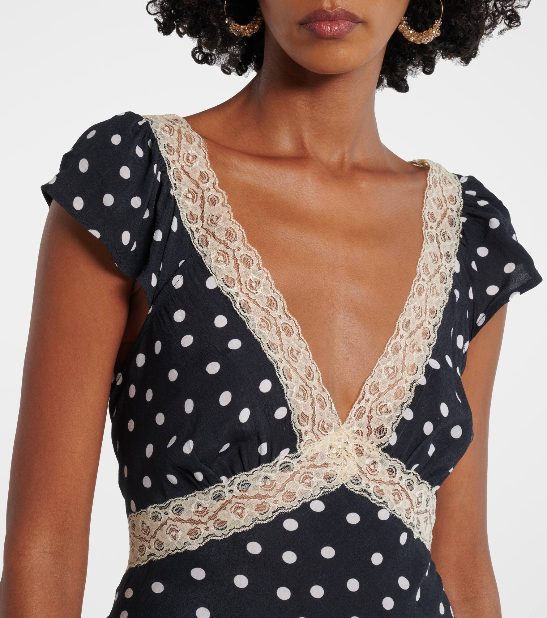 Iggy polka-dot maxi dress - 4