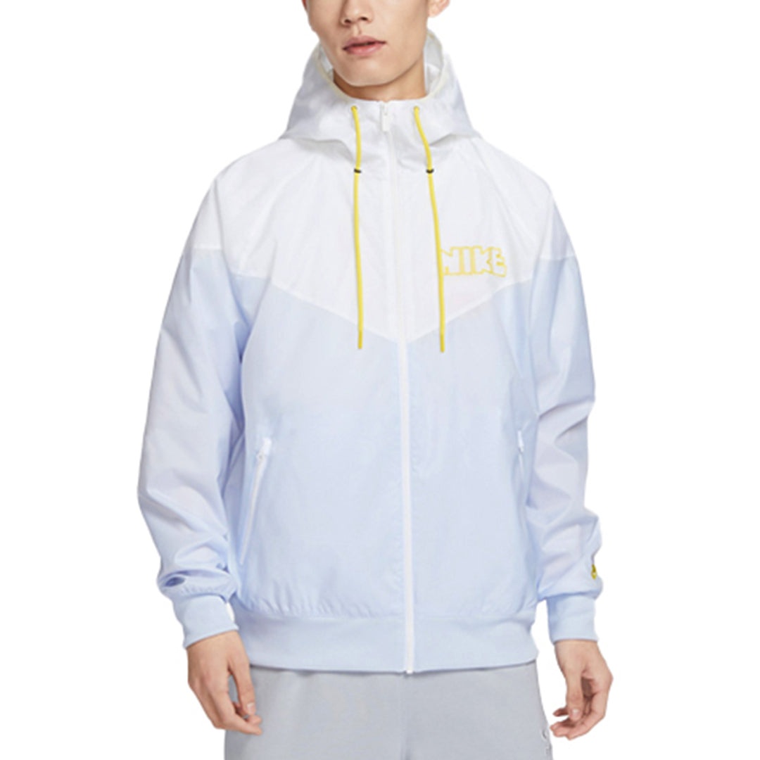 Nike Windrunner Woven Lined Jacket 'White Grey' DX0695-085 - 4