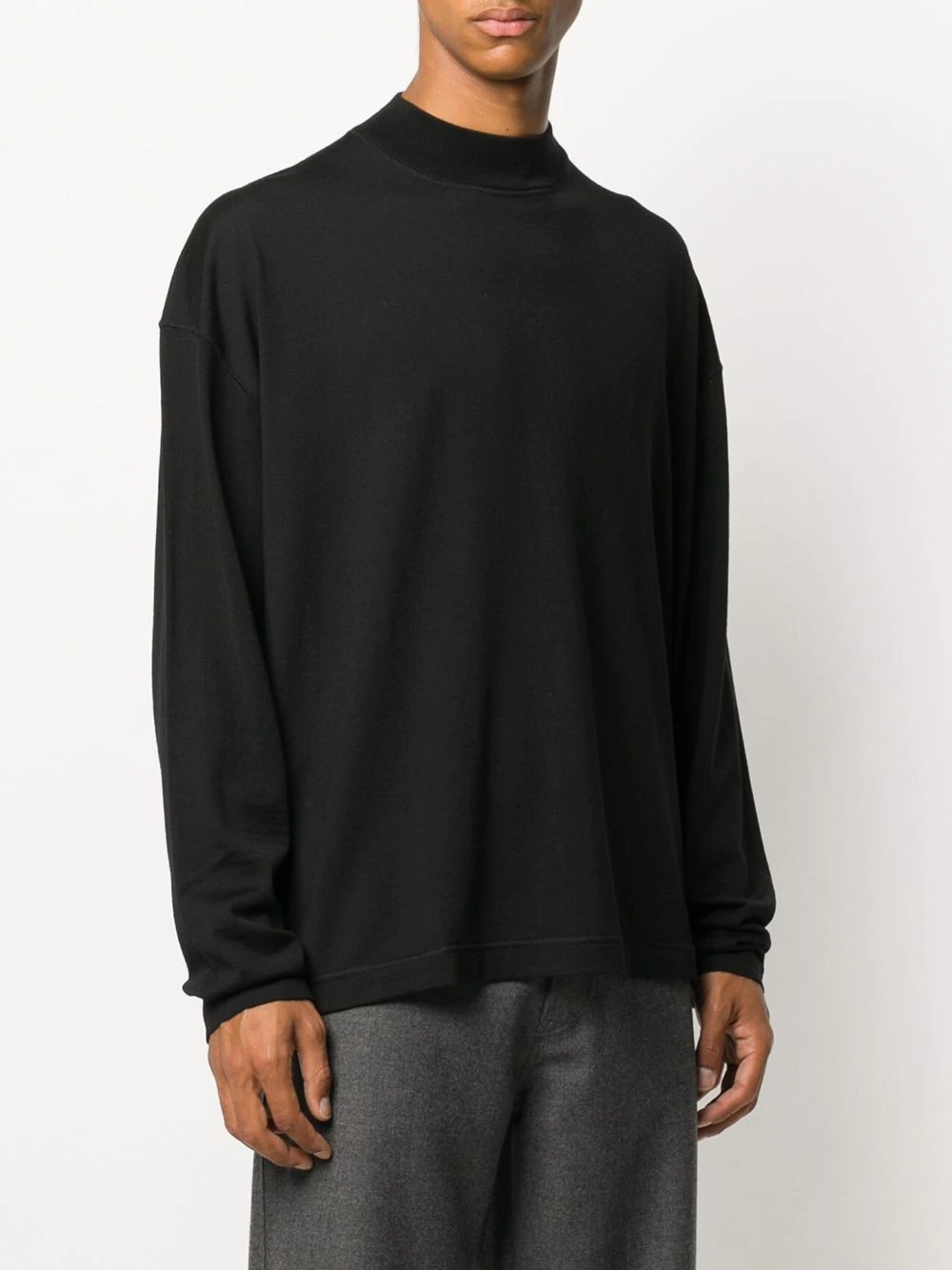 wool-cashmere crewneck jumper - 3