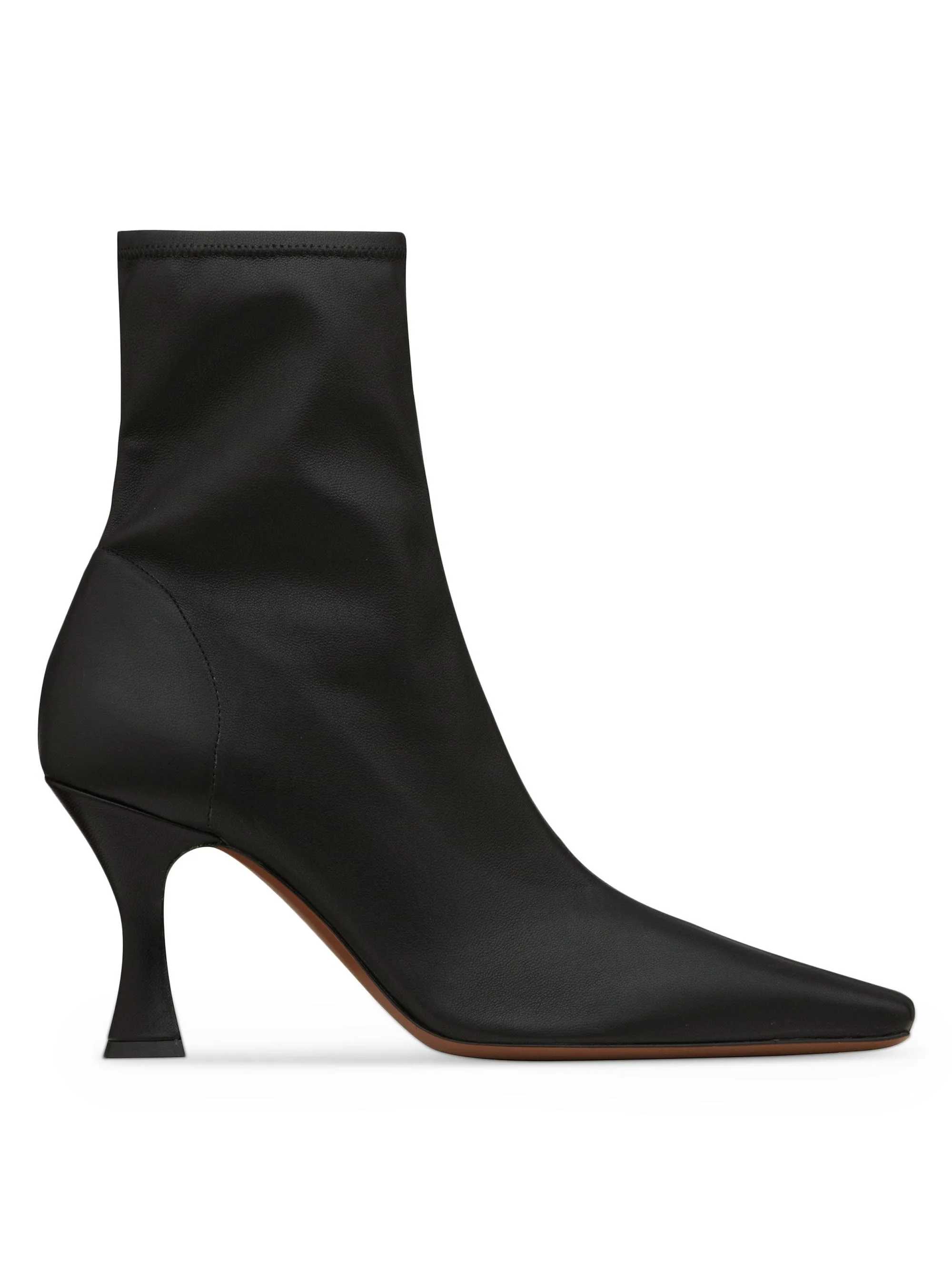 Women's Ran 80MM Stretch-Leather Boots - Black - 1