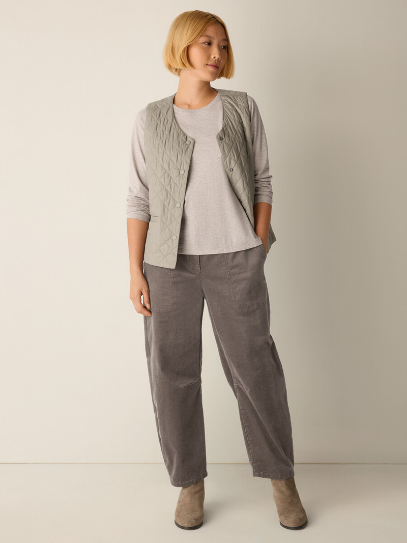 Mélange Fine Organic Cotton Jersey Round Neck Tee 7