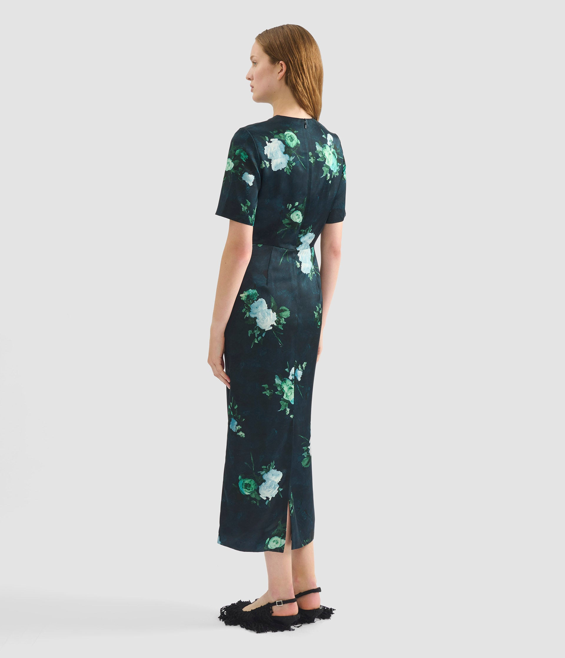 SHORT SLEEVE COCKTAIL DRESS - 3