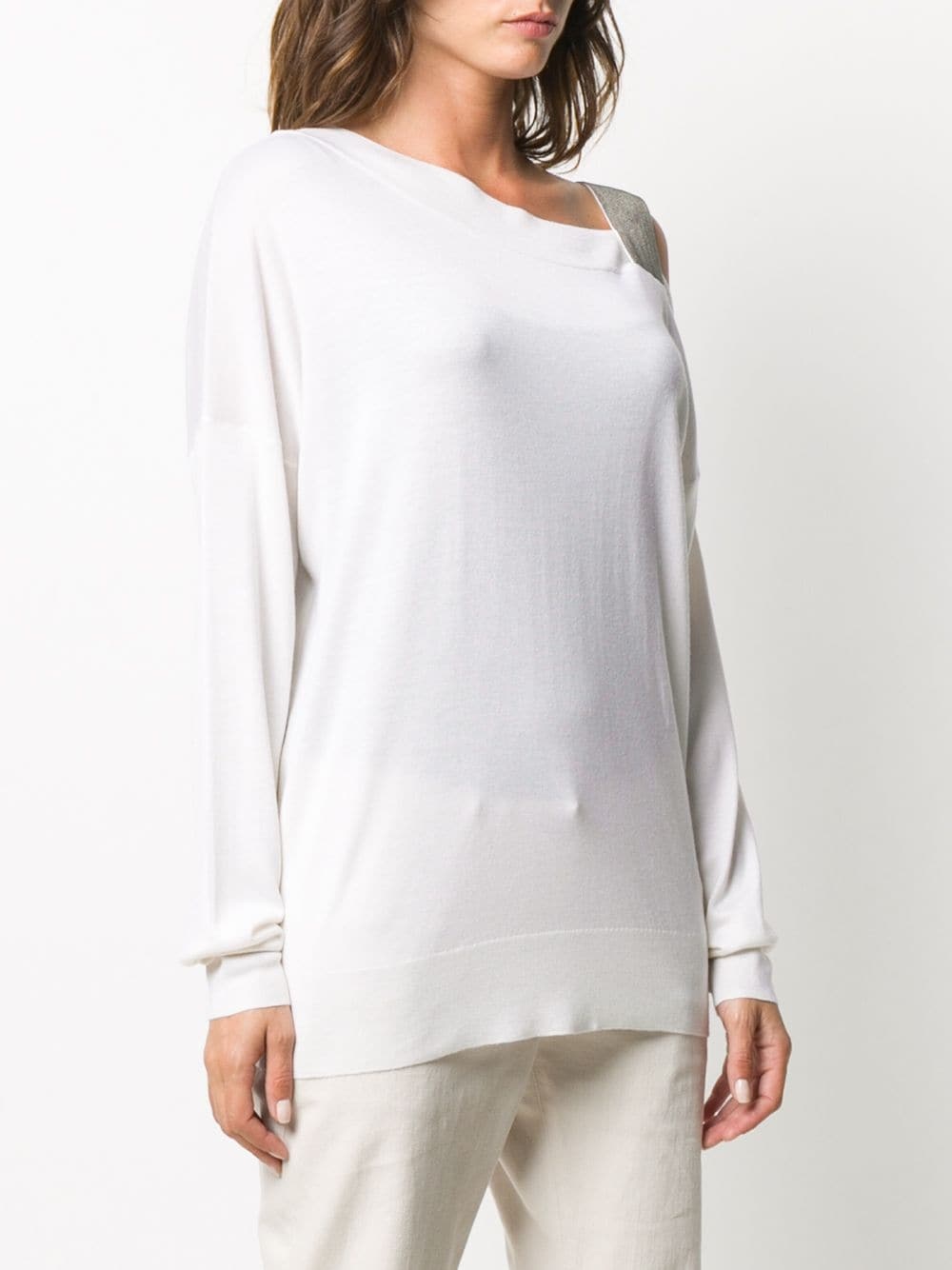 cashmere long-sleeve jumper - 3