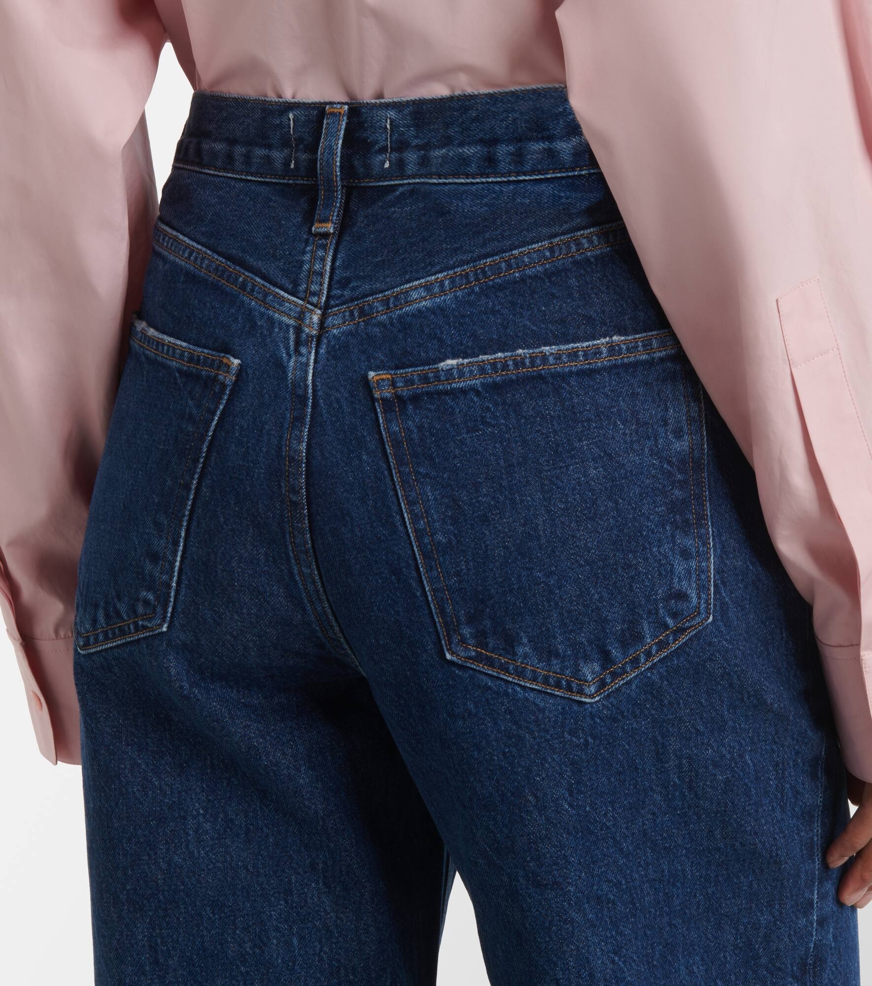 Dame Jean No Cuff high-rise wide-leg jeans - 6