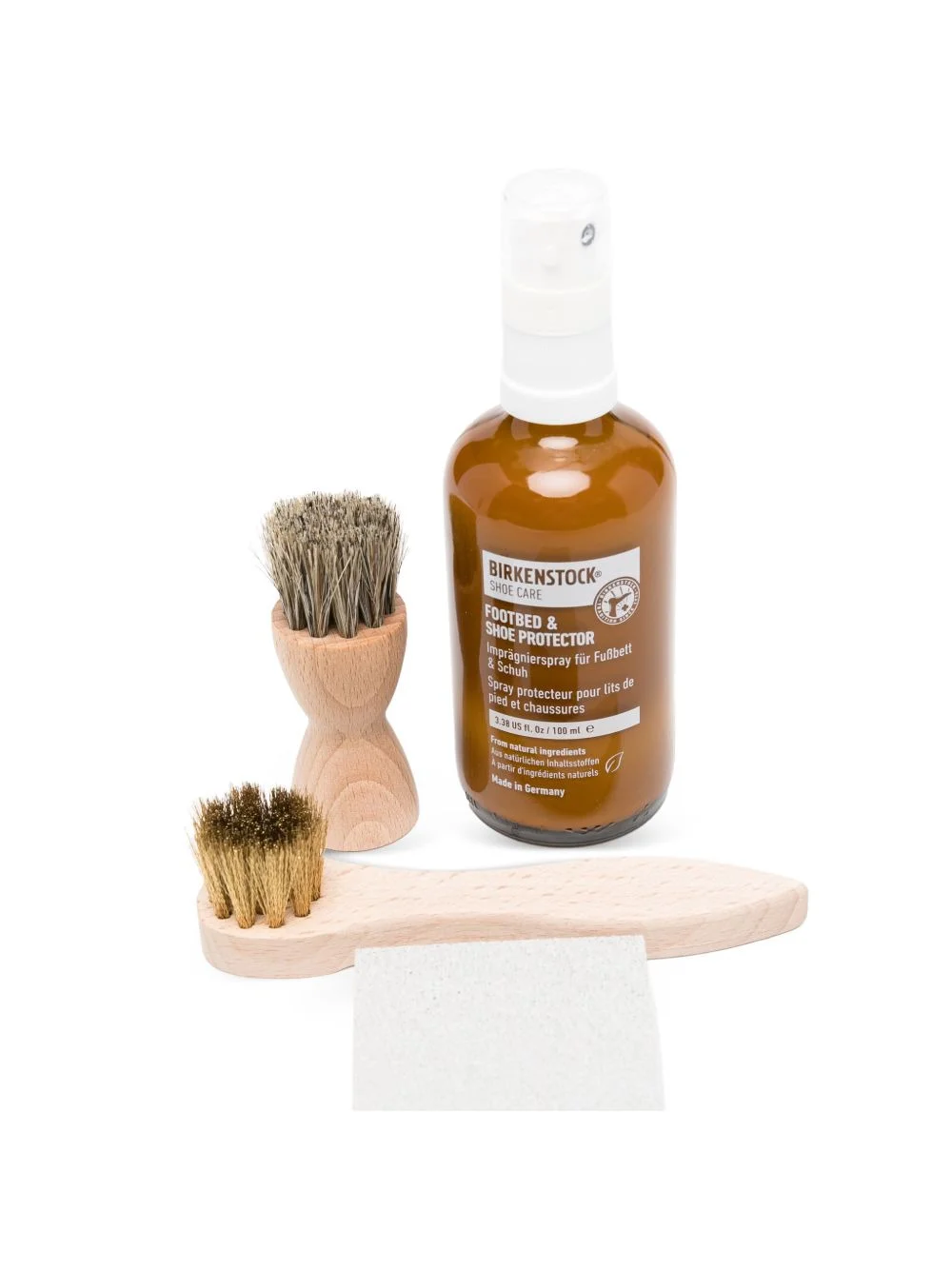 suede leather shoe care set - 1