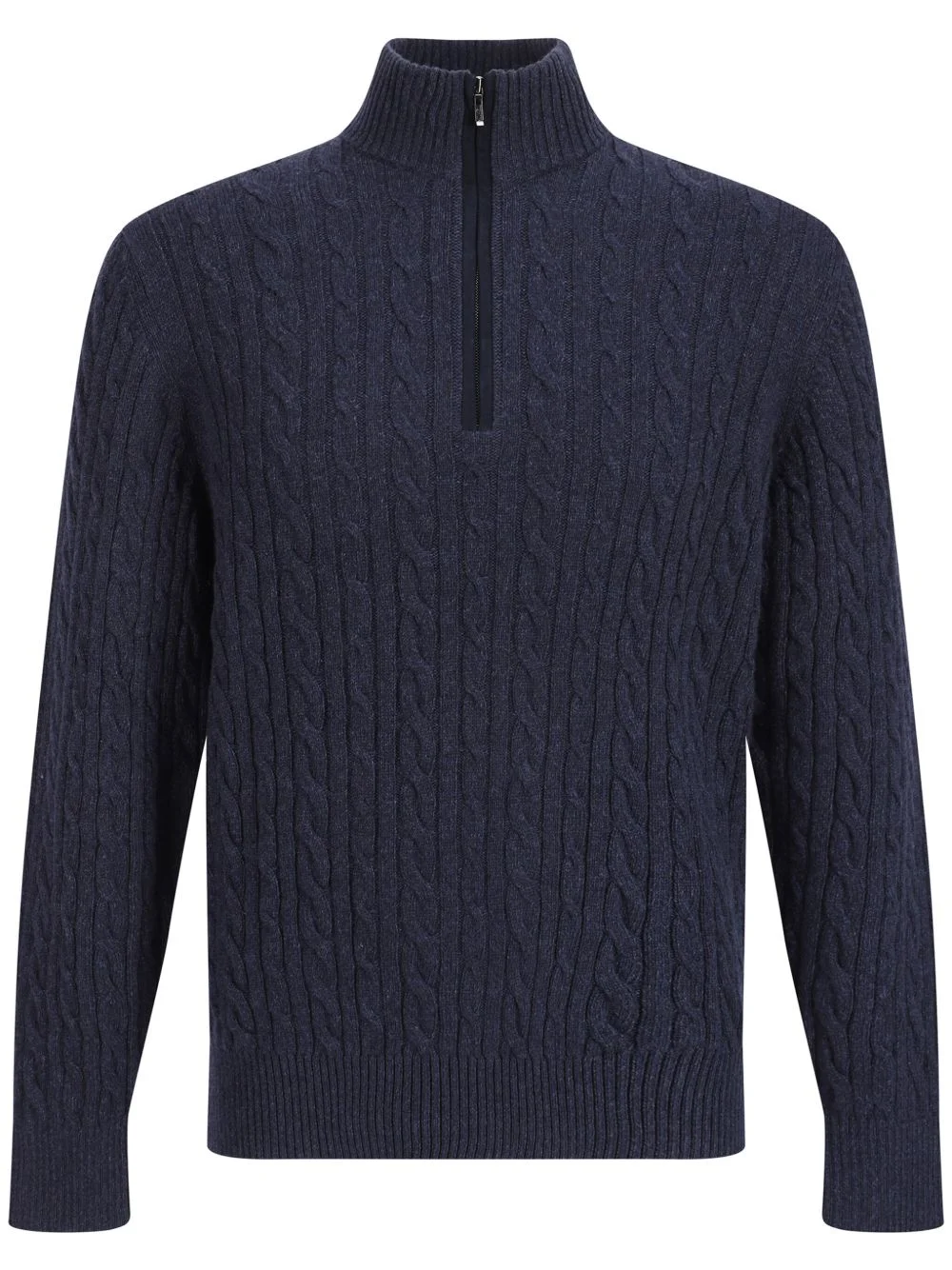 cashmere cable knit sweater - 1