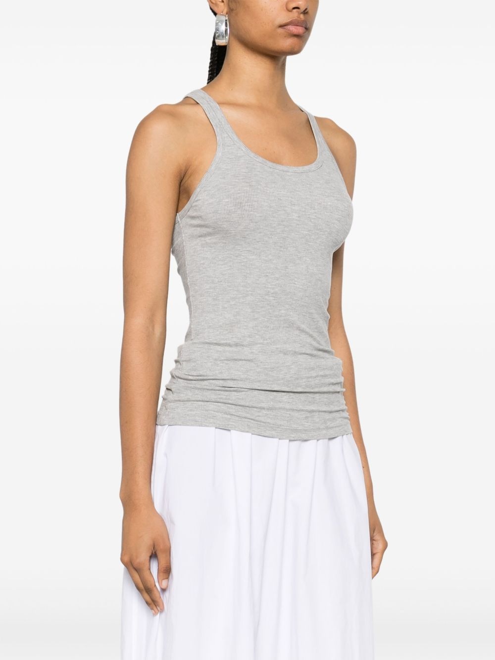 sleeveless jersey tank top - 3