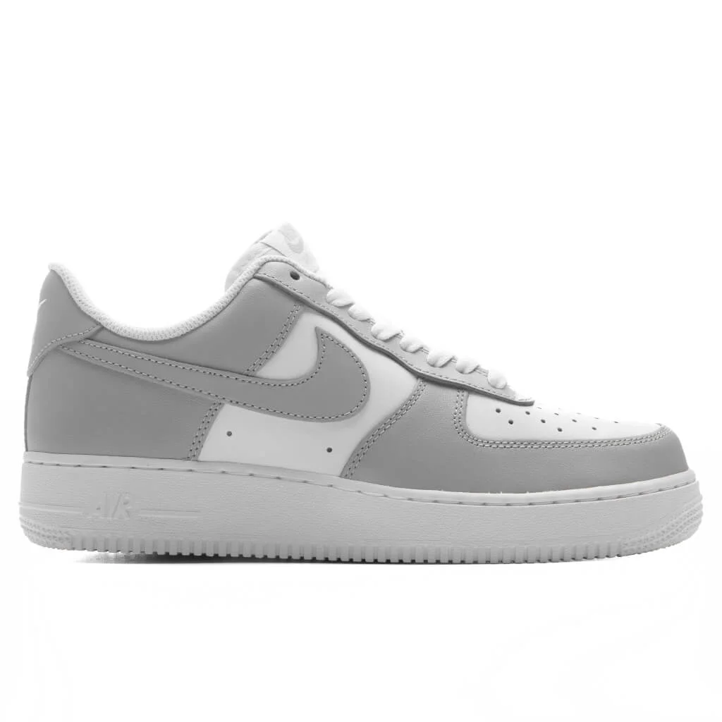 AIR FORCE 1 '07 - WHITE/LIGHT SMOKE GREY - 1