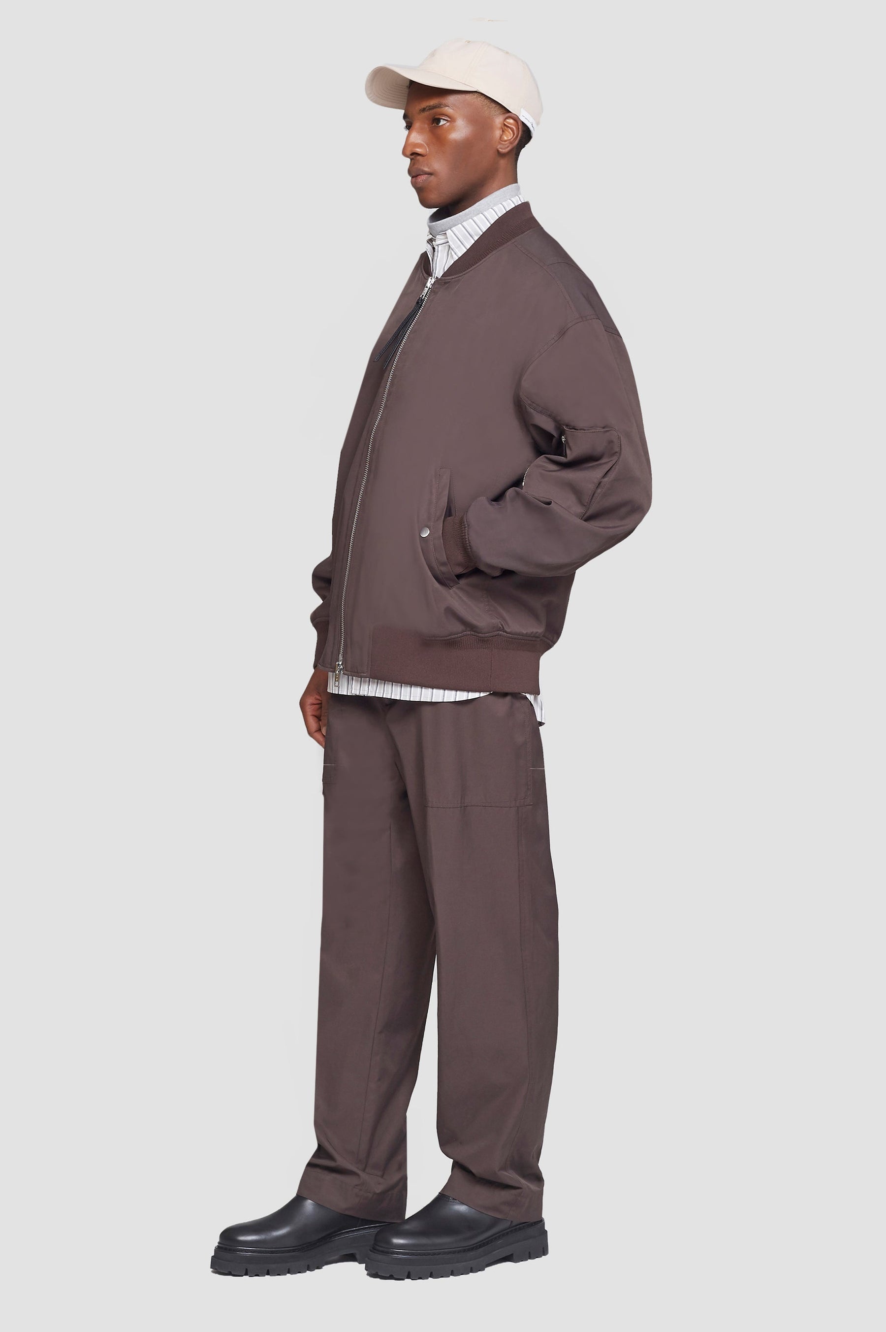 Oversized Bomber Jacket - 4