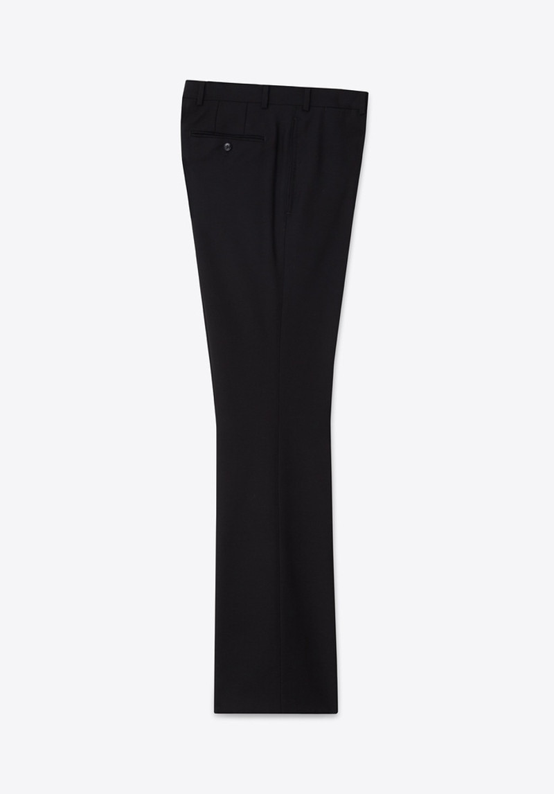 TROUSER 77 BLACK WOOL 3