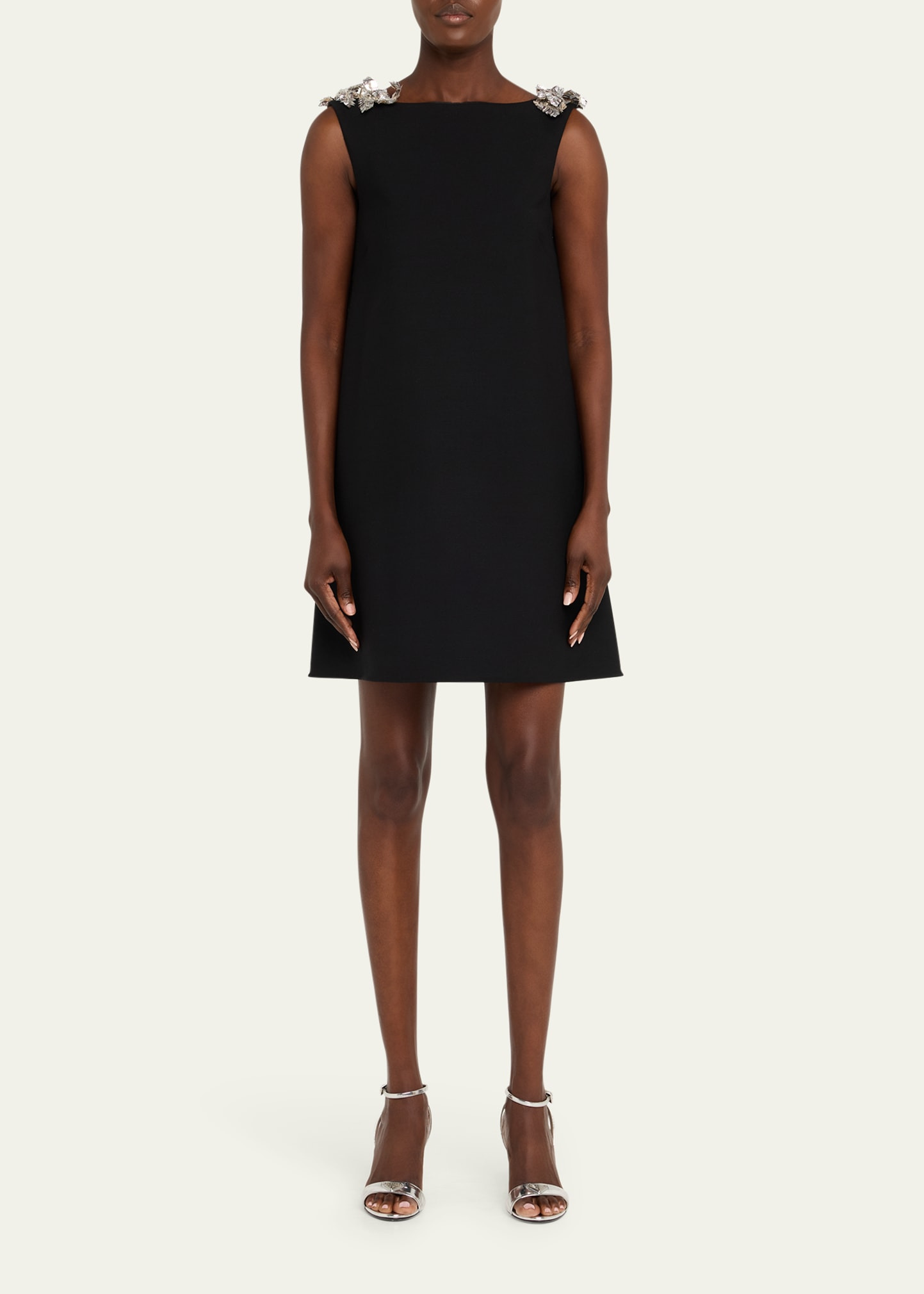 Sleeveless Low-Back Mini Cocktail Dress - 2