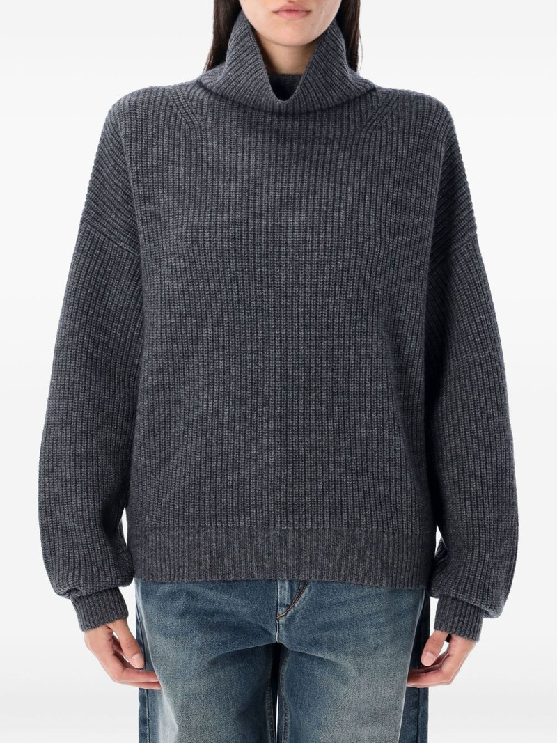 high-neck ribbed knit 1