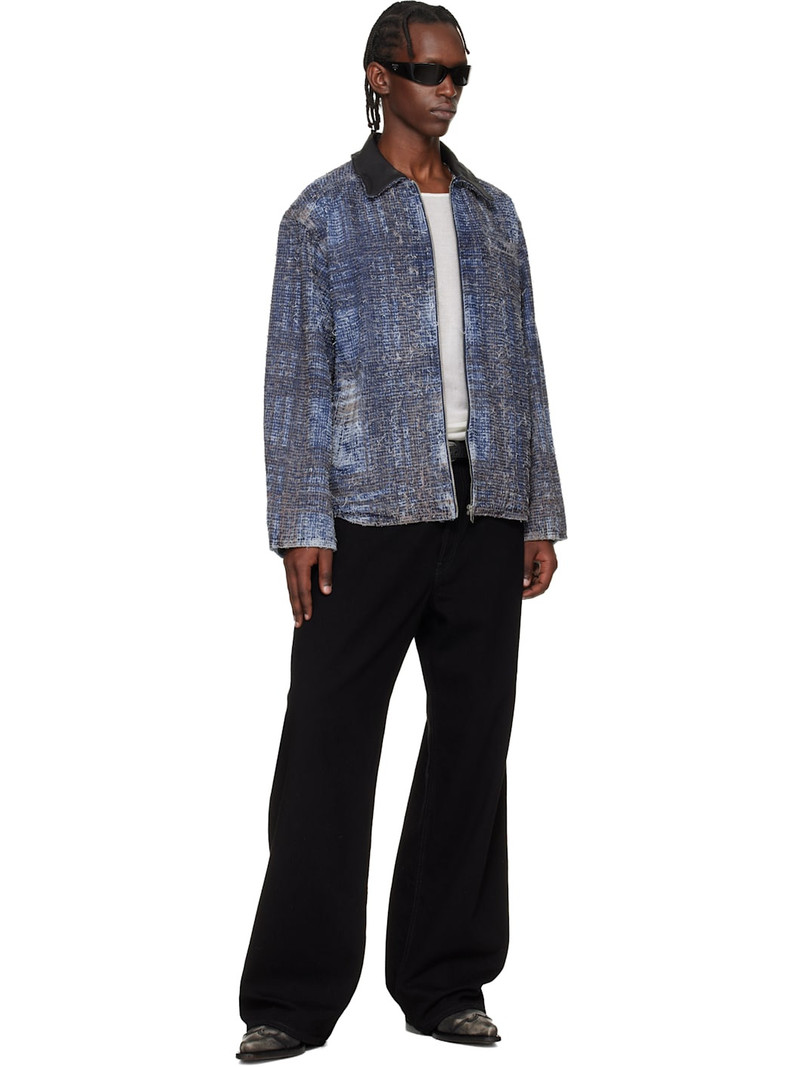 Diesel Blue D-Ivar-S1 Denim Jacket outlook