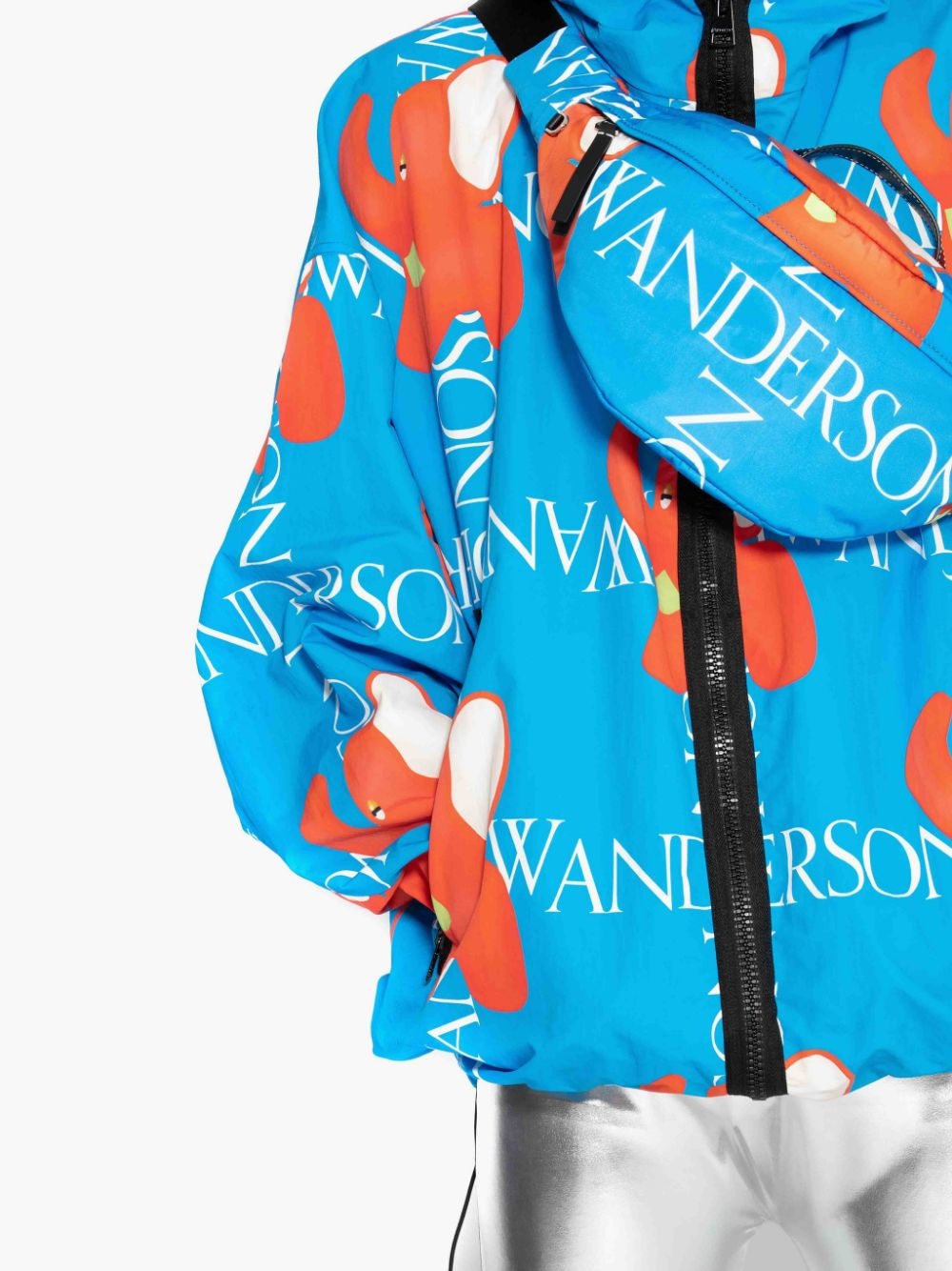 LOGO-PRINT HOODED JACKET - 4