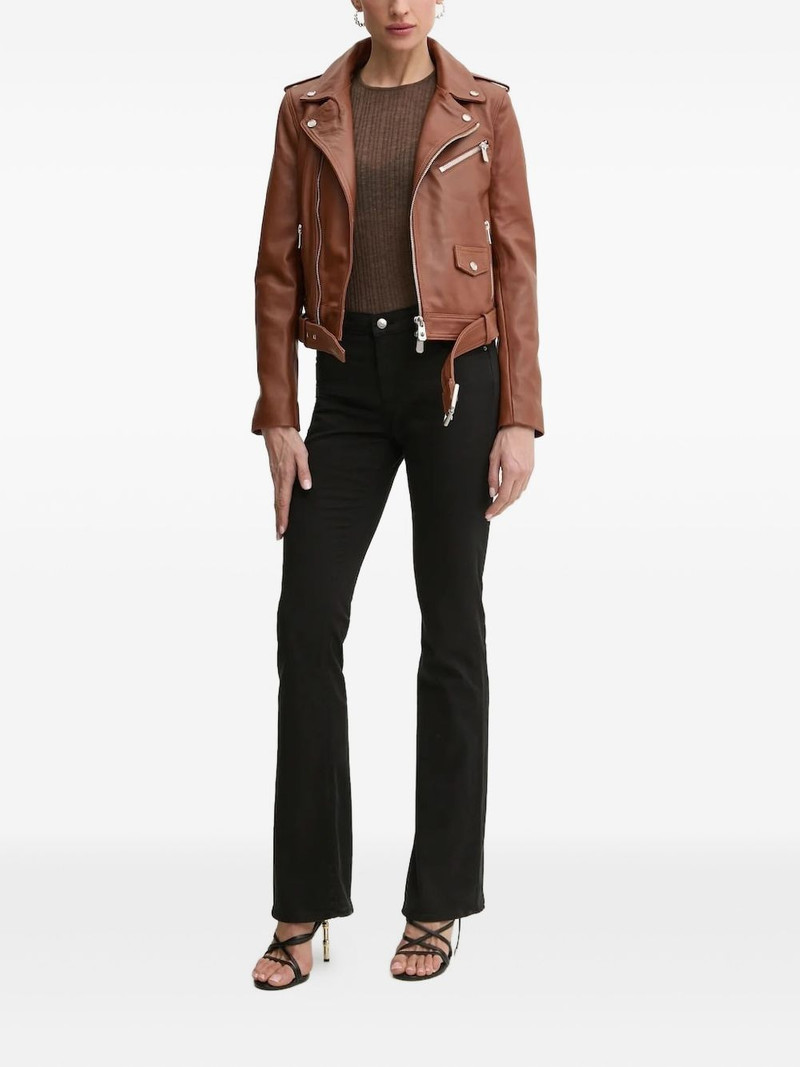 PINKO leather biker jacket outlook
