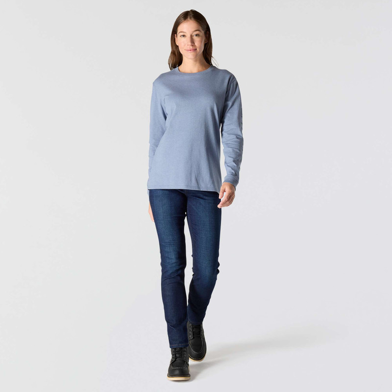 Women's Dearborn Loose LS Logo T-Shirt 4