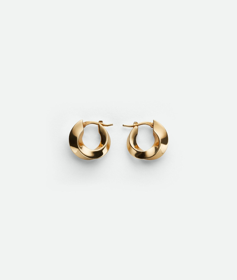 Twist Hoop Earrings - 1