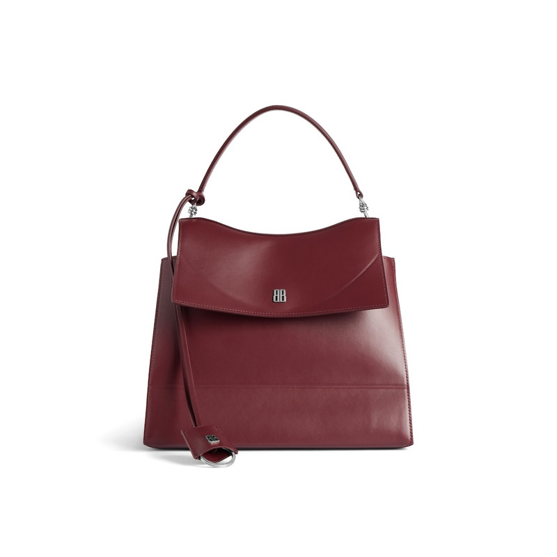 Women's Nano Medium Handbag in Dark Burgundy - 1