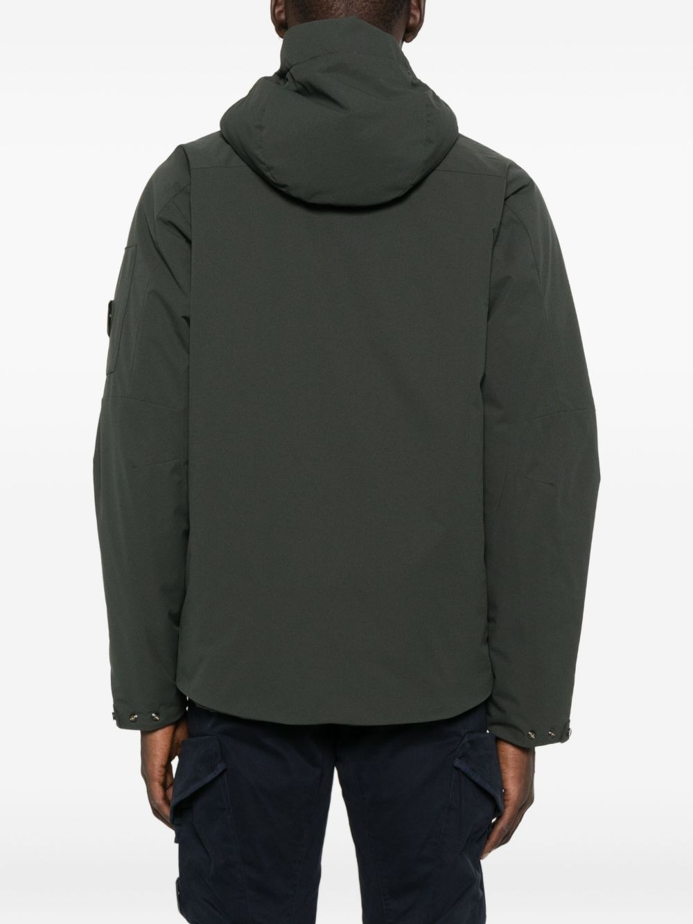 hooded-neck padded jacket - 4