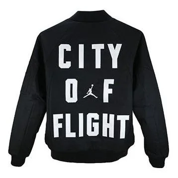 Air Jordan City Of Flight MA-1 Jacket Black 911314-010 - 1