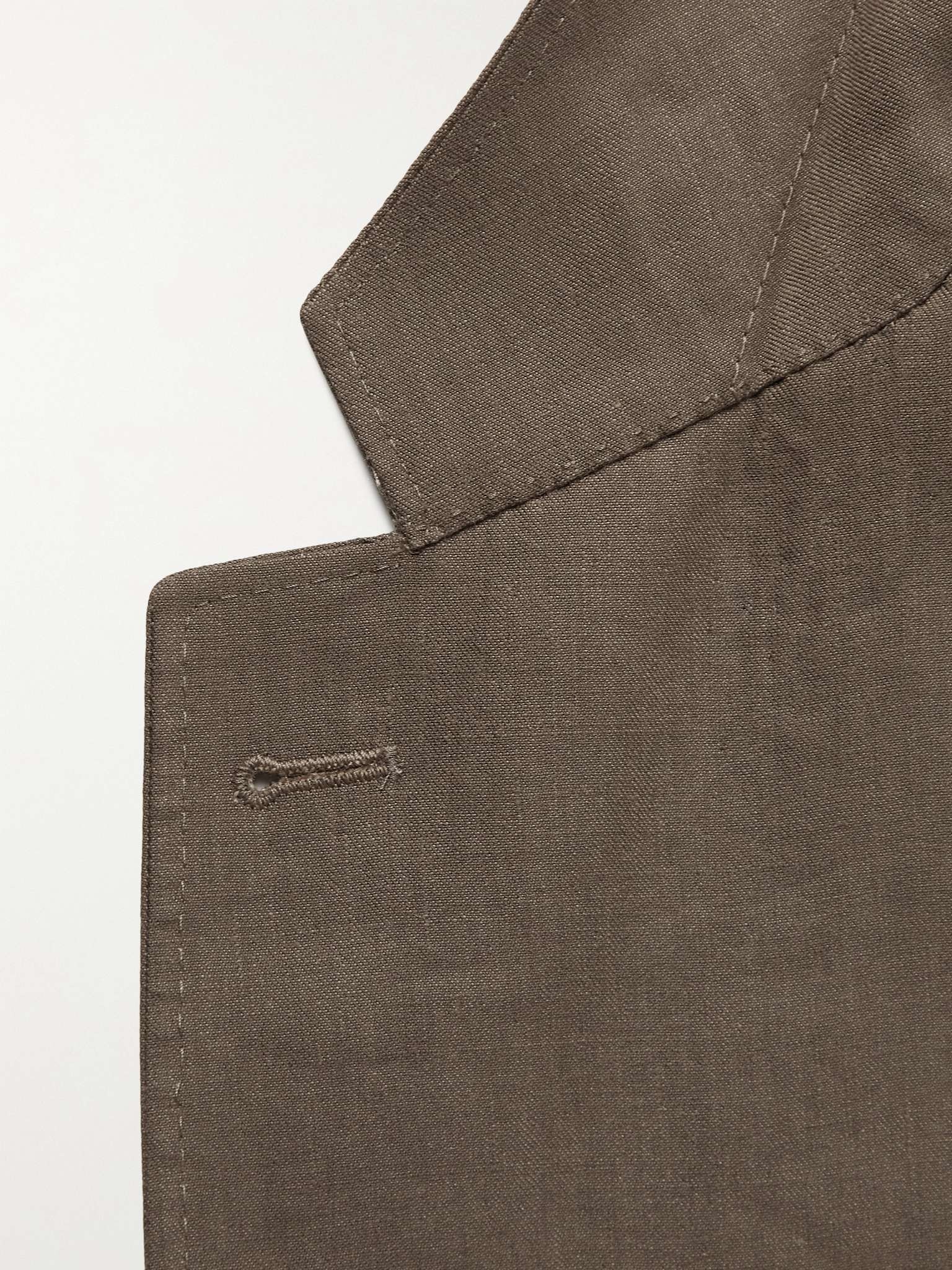 Kei Slim-Fit Linen and Wool-Blend Suit Jacket - 3