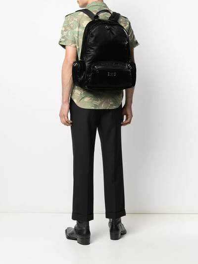 Dolce & Gabbana logo-plaque backpack outlook