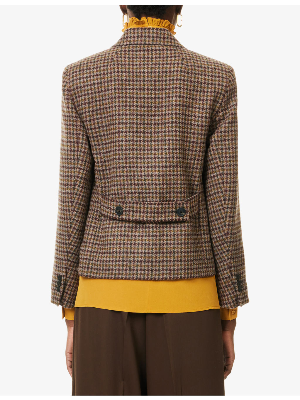 Gerusia Double-Breasted Wool Blazer - 4