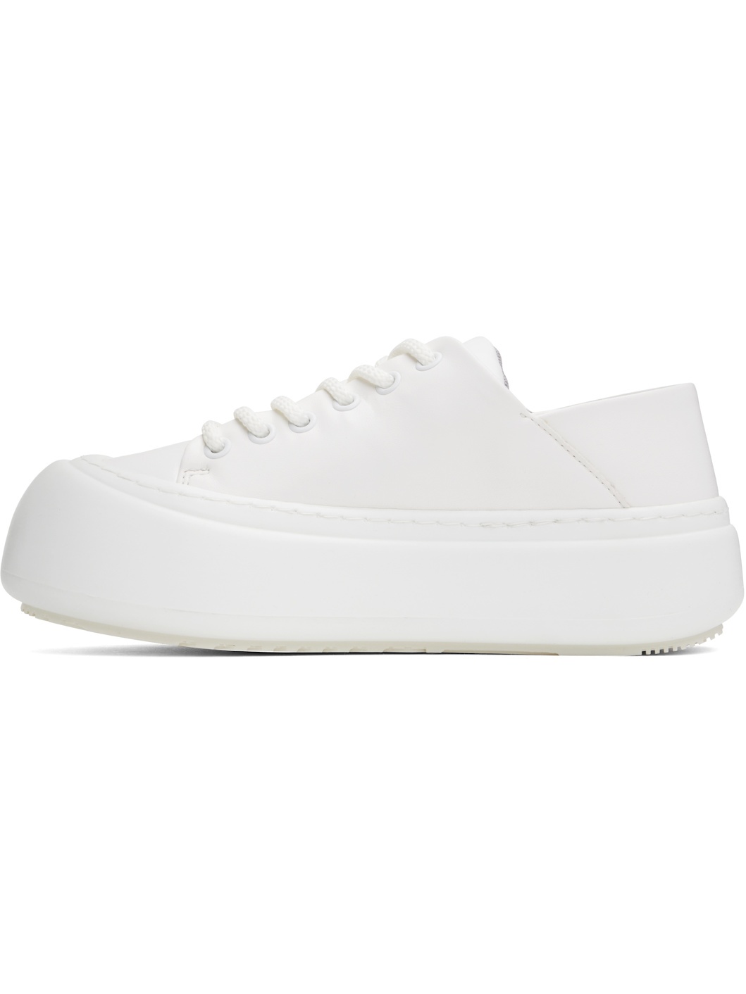 White Goofy Sneakers - 3