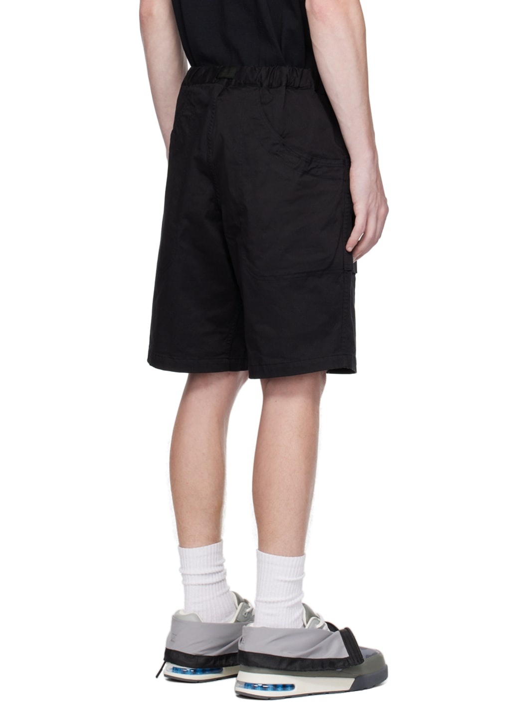 Black Belted Shorts - 3