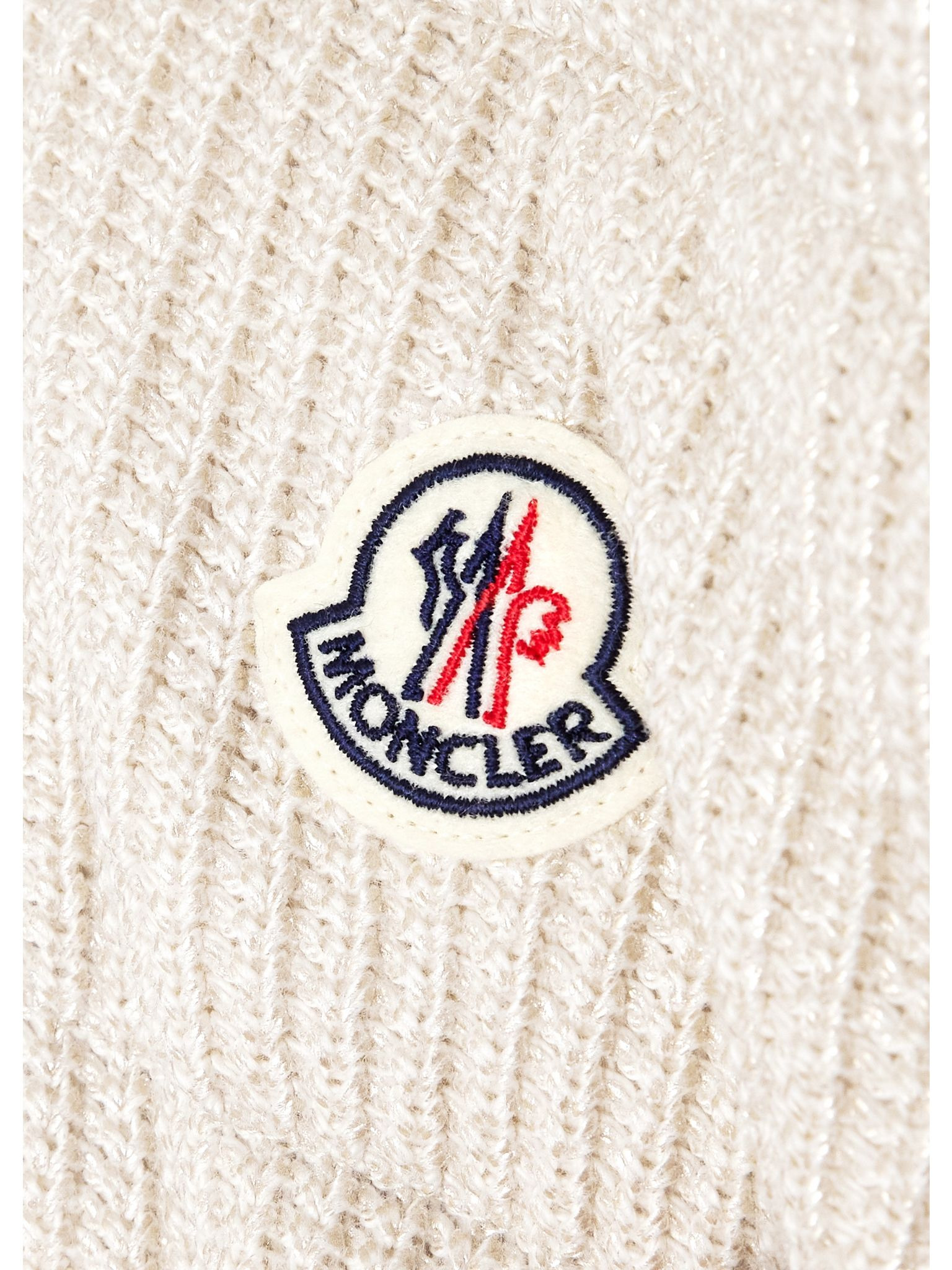 Thoiry quilted ribbed metallic cotton down jacket White - 5
