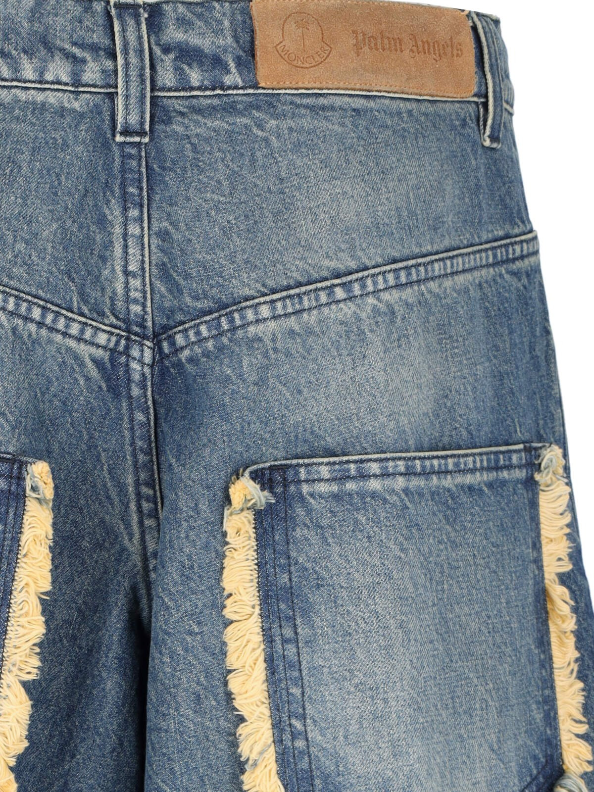 X PALM ANGELS WIDE DRAWSTRING JEANS - 4