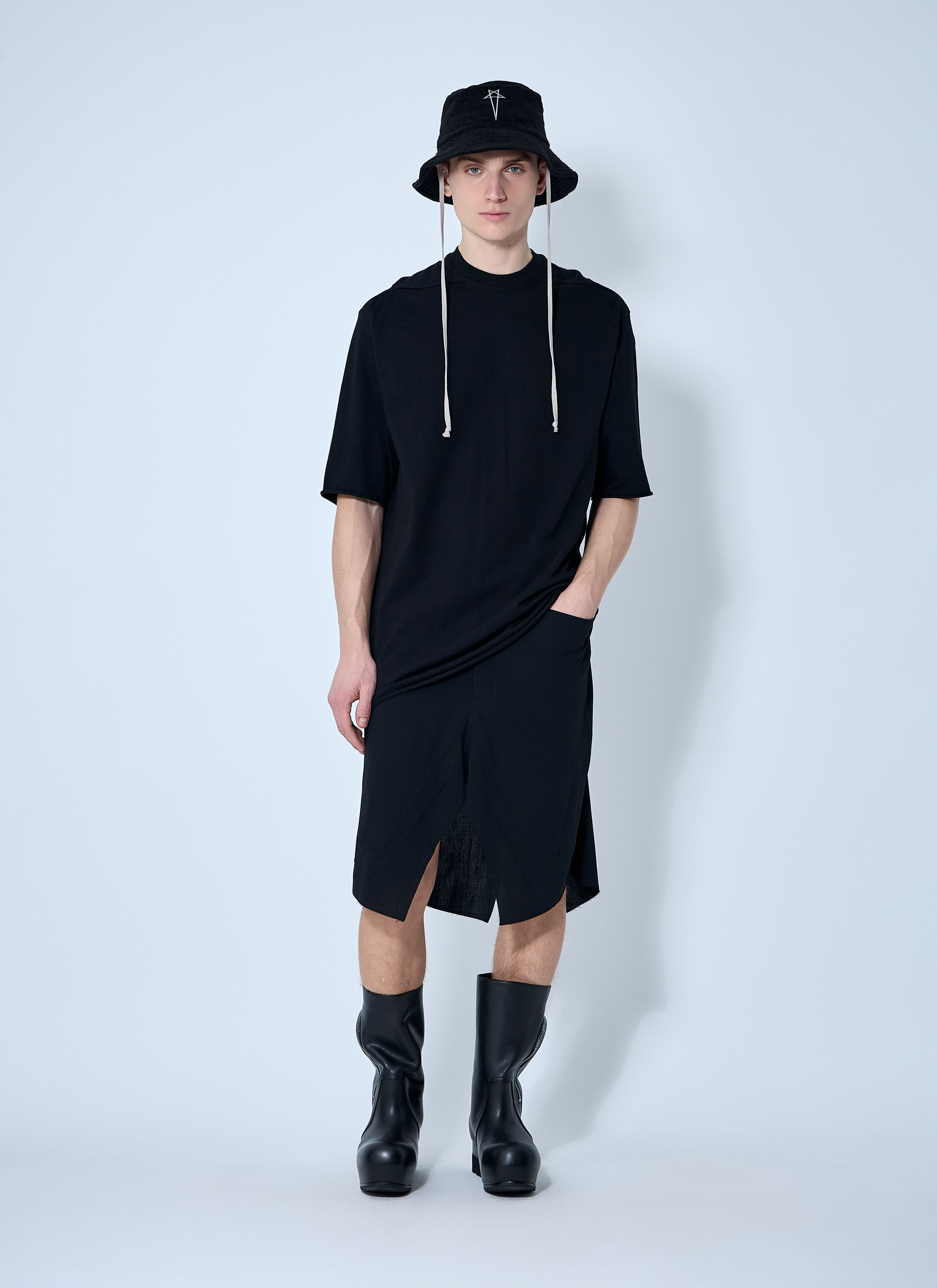 Rick Owens Men Slivered Shorts - 2