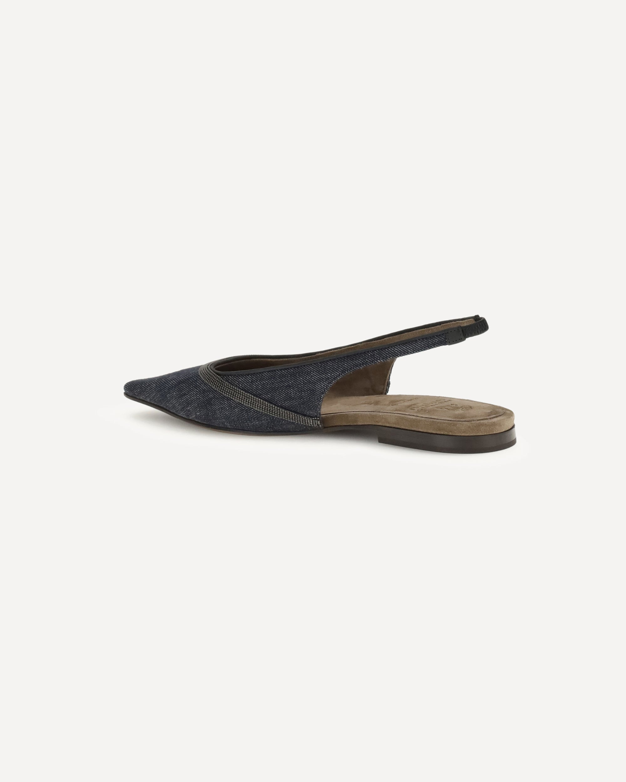 Denim slingback Ballerinas - 3