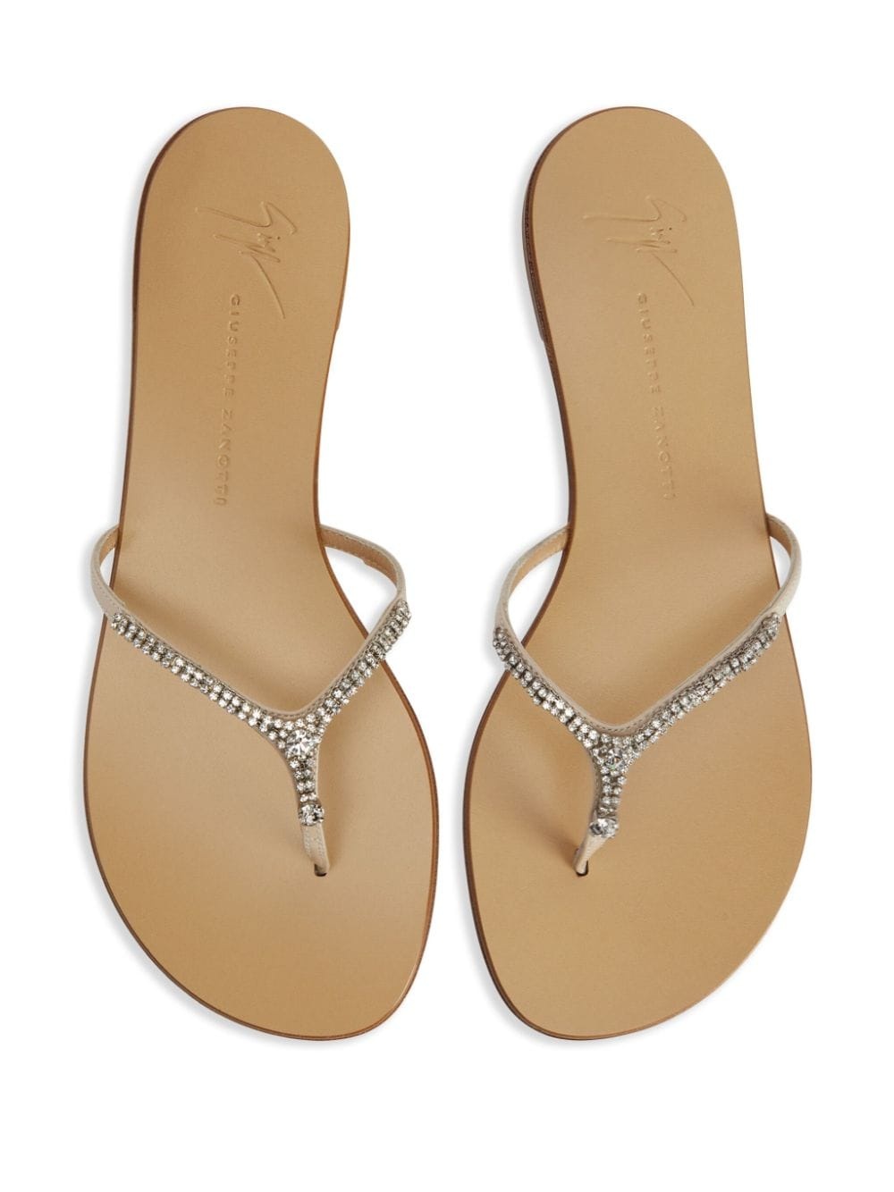 Gentille leather flip-flops - 4