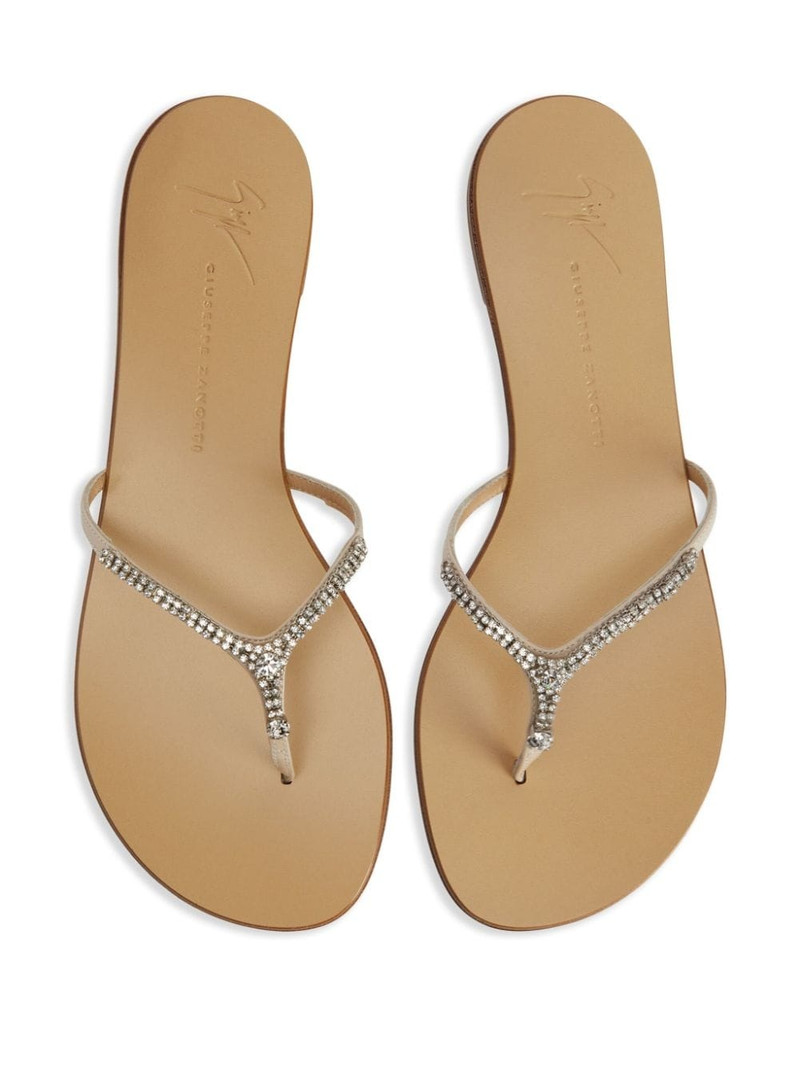 Gentille leather flip-flops 4
