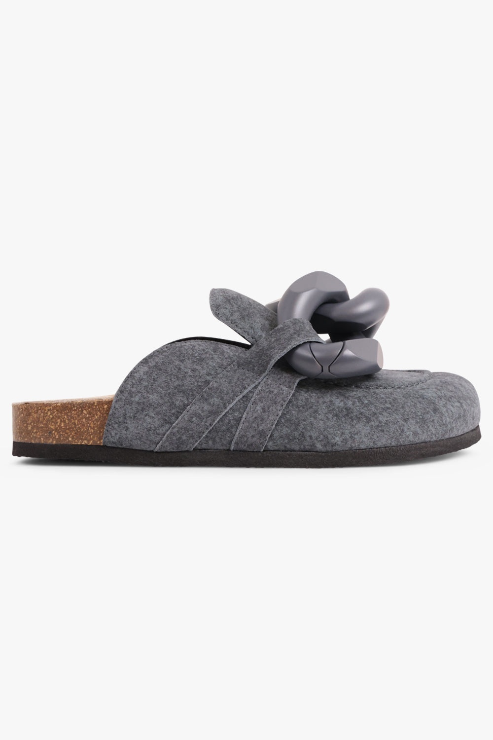 CHAIN MULE SLIP ON LOAFER | GREY - 2