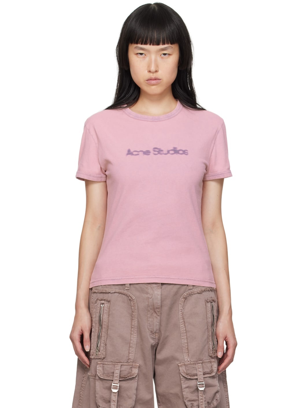 Pink Blurred T-Shirt - 1