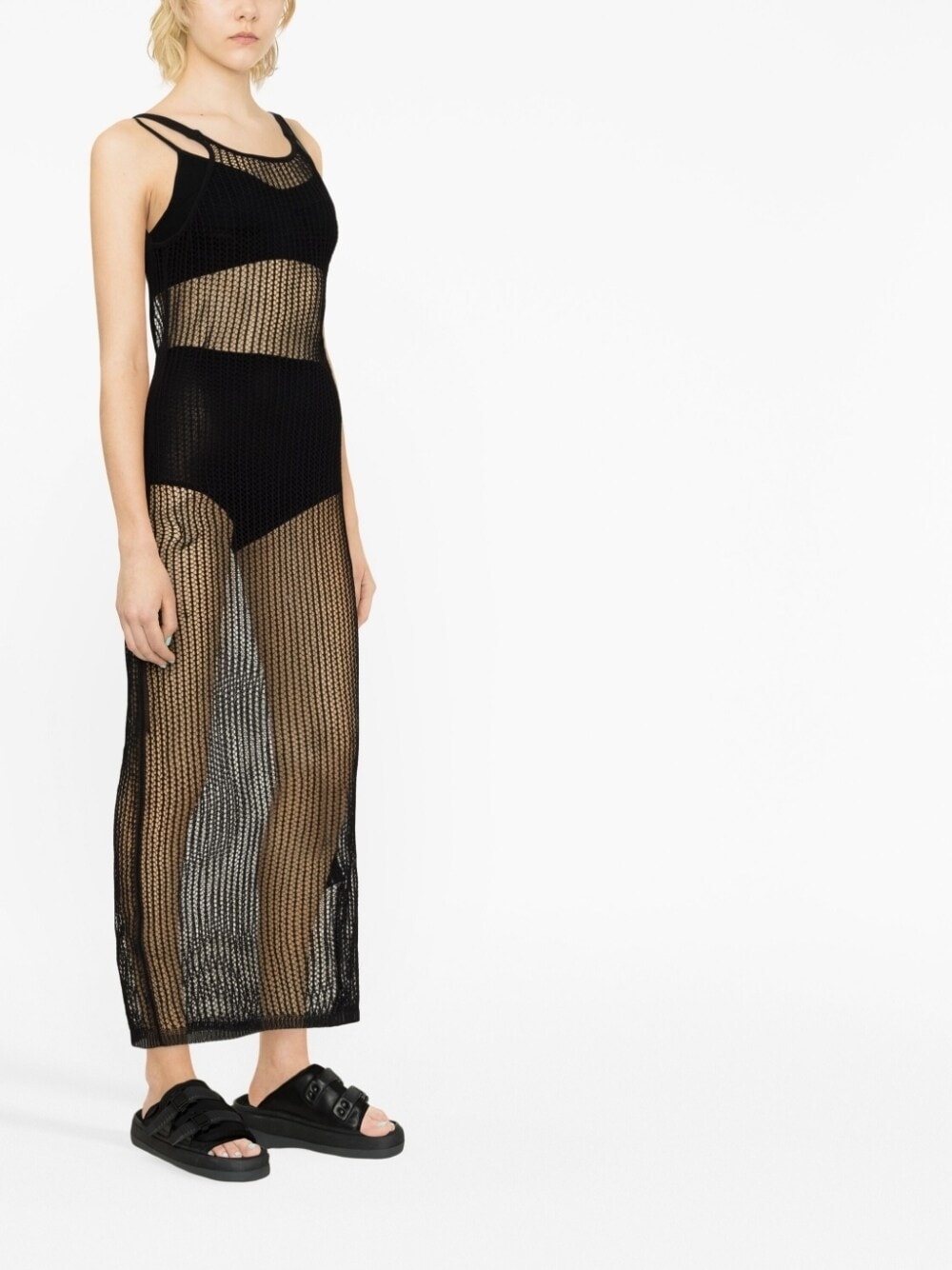 open-knit dress - 3