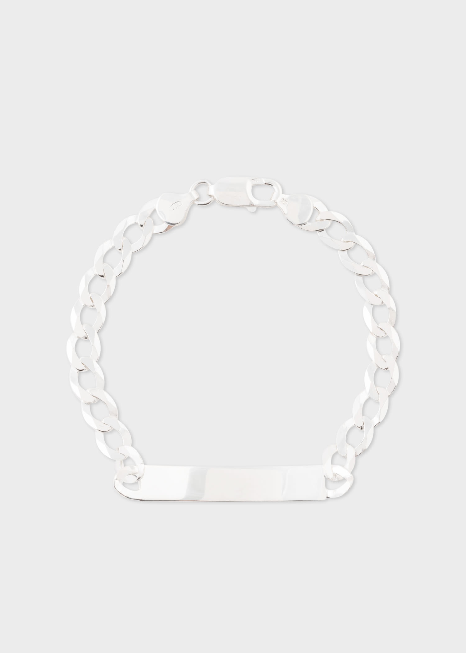 Flat Curb ID Bracelet by Aurum LDN - 1