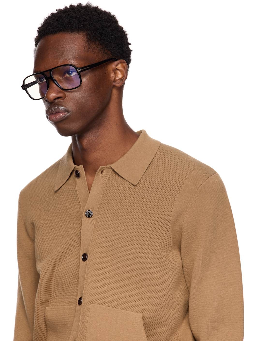 Black Navigator Glasses - 4
