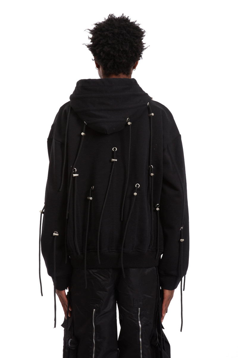 문자열 이론 Zip Up Hoodie 석탄 6