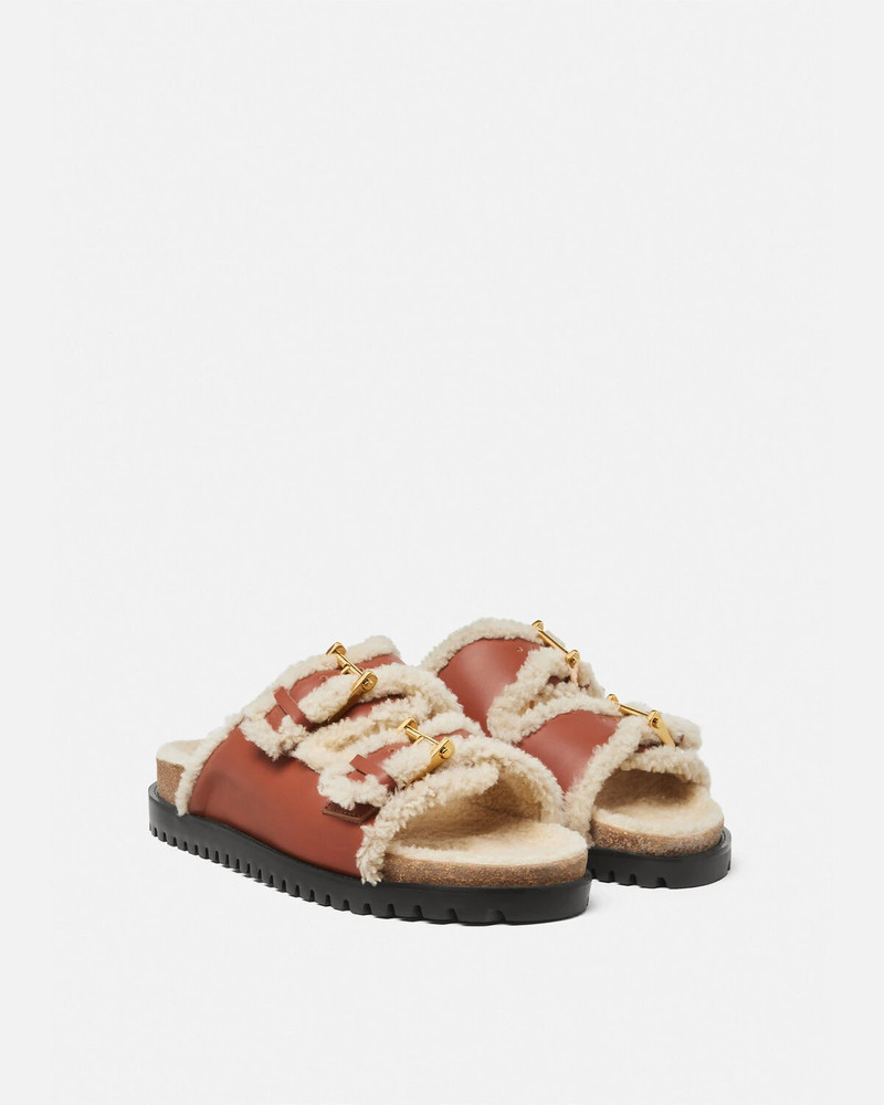 VERSACE Shearling Sandals outlook
