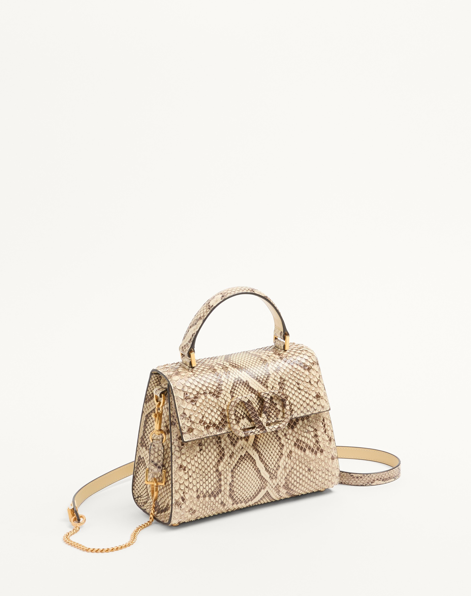 VALENTINO GARAVANI VSLING SMALL PYTHON HANDBAG - 3