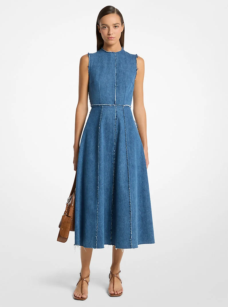 Frayed Denim Dance Dress - 1