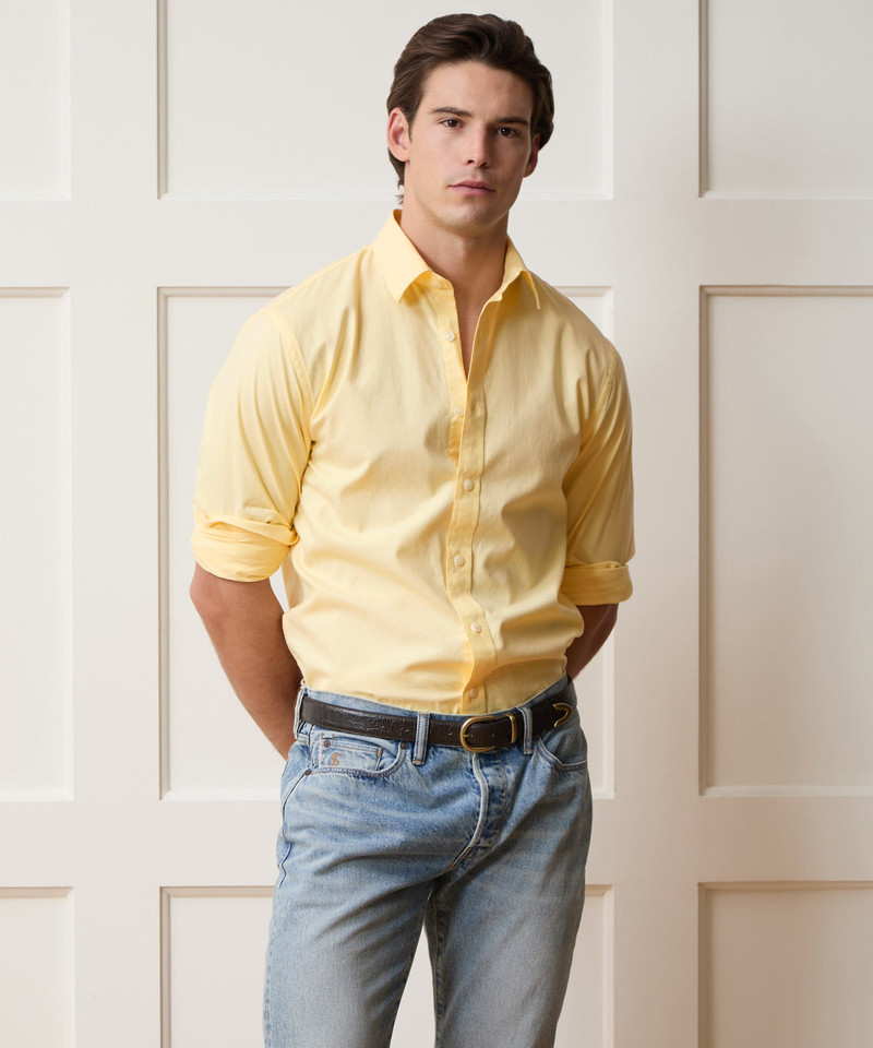 TODD SNYDER Pinpoint Oxford Sport Shirt outlook