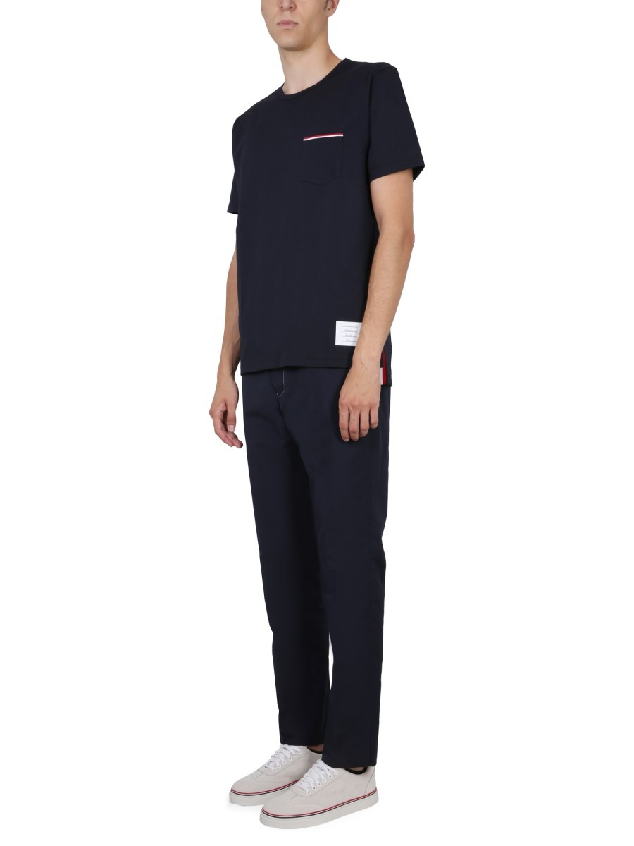 COTTON JERSEY T-SHIRT WITH BREAST POCKET - 2