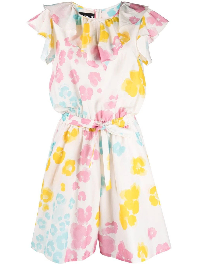 꽃 인쇄 playsuit 1